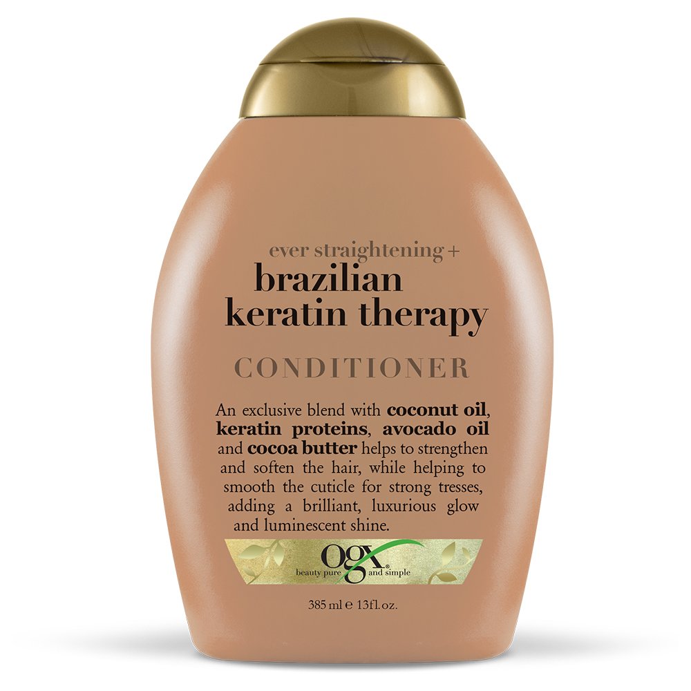 OGX Ever-Straightening + Brazillian Keratin Therapy Conditioner, 13 Ounce