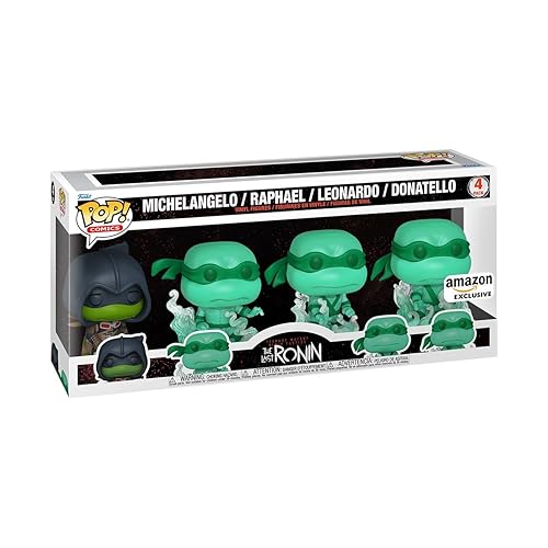 Funko Pop Comics: Teenage Mutant Ninja Turtles (TMNT) The Last Ronin- Michelangelo - Brothers, 4-Pack - TMNT Comics - Amazon Exclusive - Collectable…