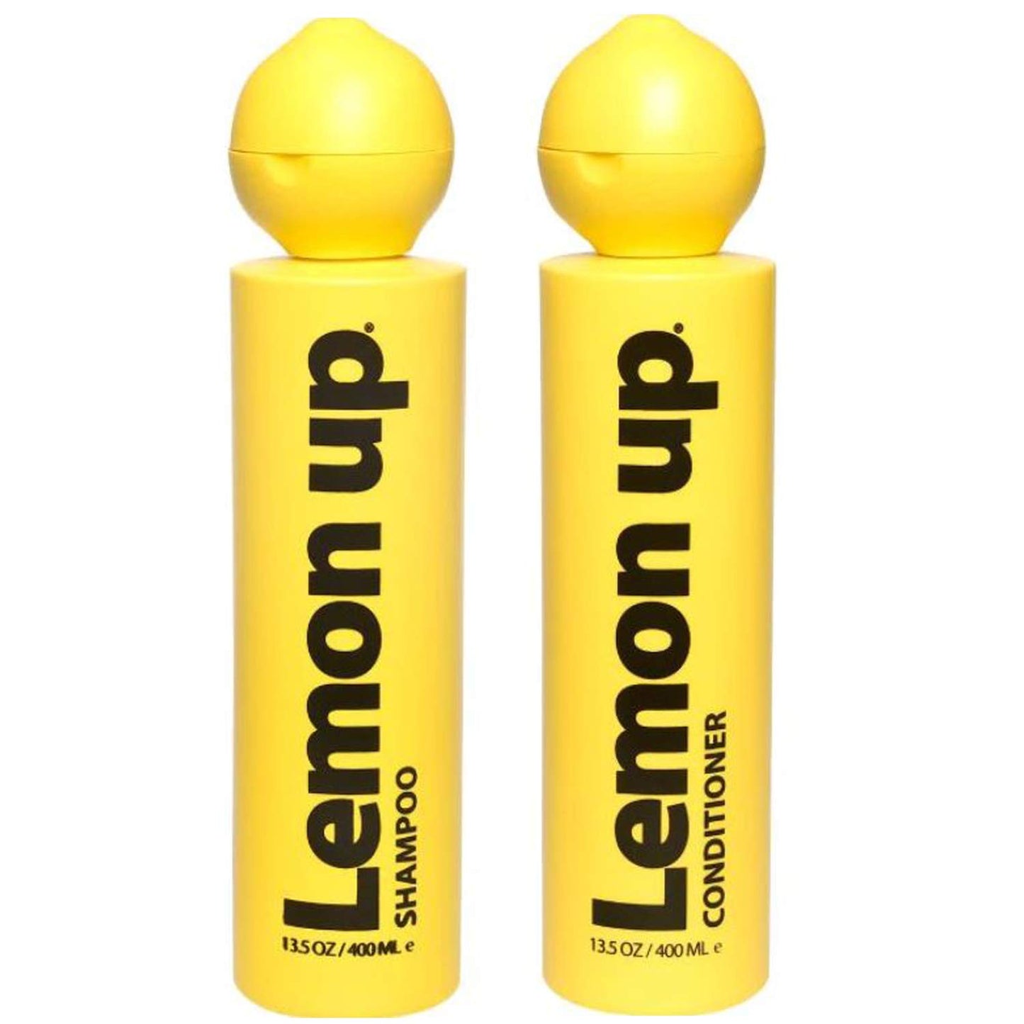 L E M O N Limited Edition Lemon Scented Hair Care Shampoo & Conditioner Set, Hydrating, Helps Control Oil and Add Shine to Dry Hair, 13.5 oz Bottles