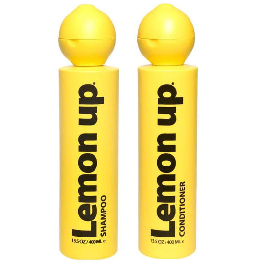 L E M O N Limited Edition Lemon Scented Hair Care Shampoo & Conditioner Set, Hydrating, Helps Control Oil and Add Shine to Dry Hair, 13.5 oz Bottles