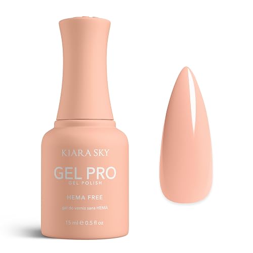 KIARA SKY Gel Pro HEMA-Free Gel Nail Polish | Full Coverage, 28+ Day Wear, Self-Leveling, UV/LED Soak-Off, 0.5 fl oz | Everlasting #024 Beauty & Personal Care KIARA SKY