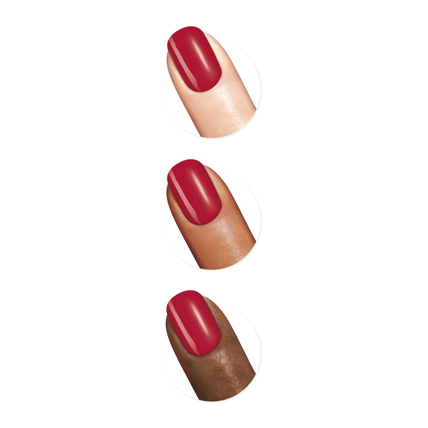 Sally Hansen Good. Kind. Pure. Nail Polish | Plant-Based, Vegan, 16-Free Formula | Opaque, Shiny | 320 Cherry Amore | Classic Red Nail Color