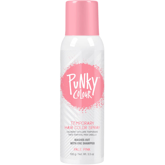 Punky Temporary Hair Color Spray - Pale Pink, Instant Vivid Temporary Hair Dye for Women, Wash Out, Hair-Color Spray, 3.5 oz, 1 Pack