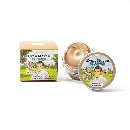 Even Steven Whipped Foundation, Ultra-Pigmented Formula, Medium Dark, Natural Matte Finish