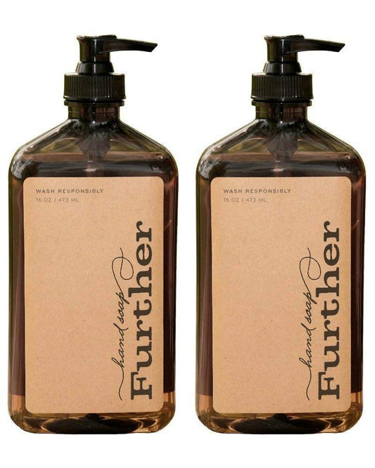 Further Glycerin Hand Soap, 16 Fluid Ounces (Pack of 2) - Sustainable, Natural Liquid Soap Beauty & Personal Care Further