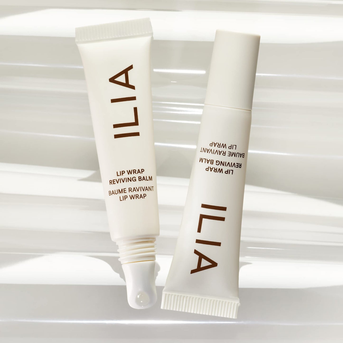 ILIA - Lip Wrap Reviving Balm | Hydtrate, Smooth, Plump | Barrier-Building with Hyaluronic Acid + Sea Succulent | Gluten + Silicone-Free | Non-Toxic