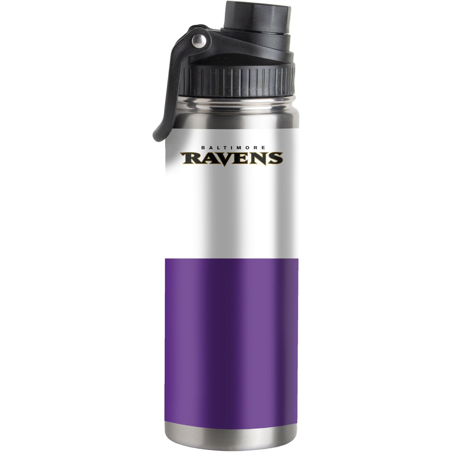 Logo Brands Baltimore Ravens 21oz. Twist Top Stainless Bottle