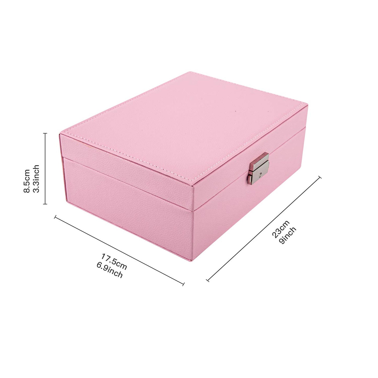 Jewelry Box for Necklace/Ring/Earring/Bracelet,Travel Jewelry Organizer,Big Jewelry Case,Portable Jewellery Box for Women/Girls/Mens