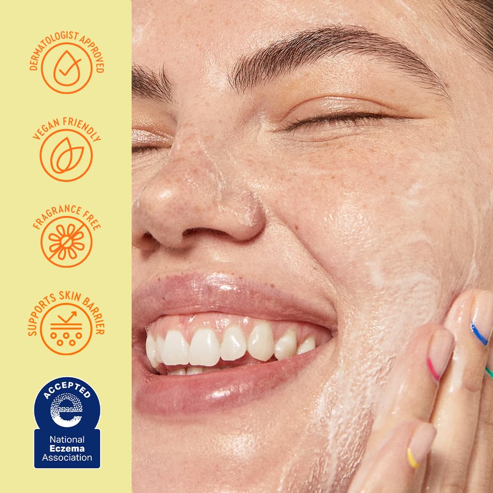BYOMA Creamy Jelly Cleanser - Hydrating Facial Cleanser for Skin Barrier Repair -Tri-Ceramide Face Wash for Sensitive Skin & All Skin Types - Gently Beauty and Personal Care BYOMA
