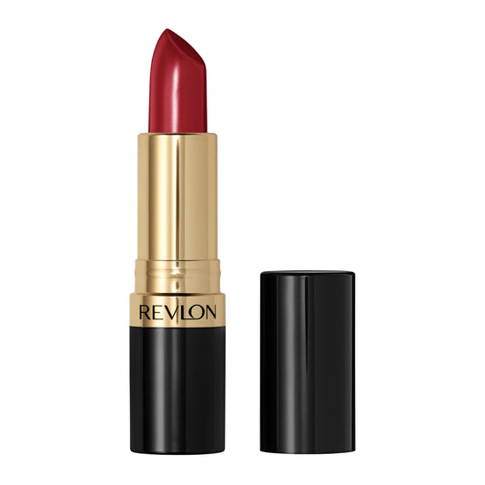 Revlon Super Lustrous Lipstick, Creamy Formula For Soft, Fuller-Looking Lips, Moisturized Feel, 810 Uncut Ruby, 0.15 oz