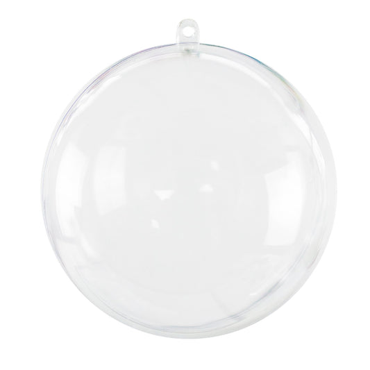 Super Z Outlet Clear Plastic Acrylic Bath Bomb Mold Shells Molding Balls Kit (120mm, 12 Pack)