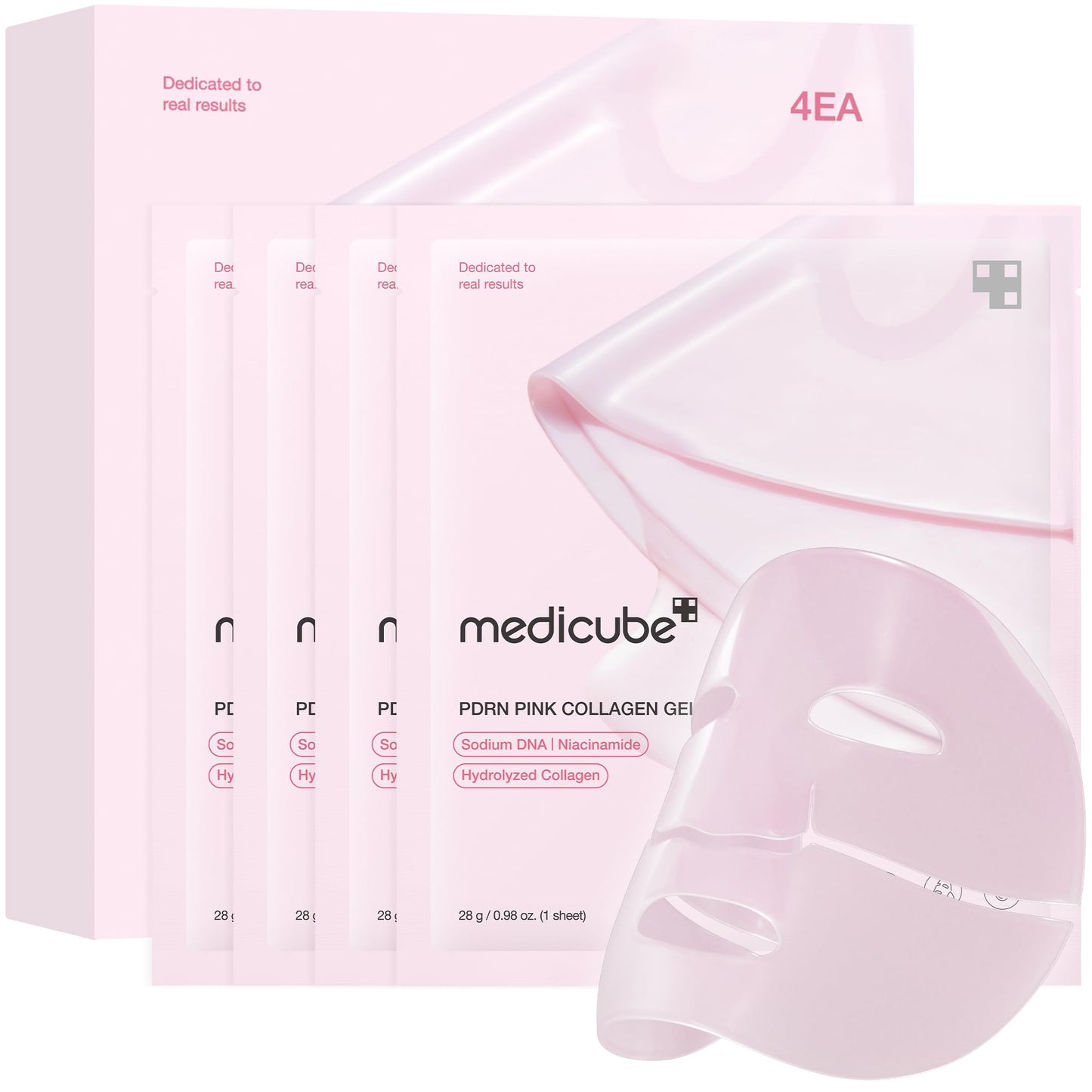 medicube Jelly Gel Mask with Salmon DNA PDRN Pink Collagen | Overnight Face Mask for Glass Glow Skin | Elasticity, Hydrating, Firming and Moisturizing Beauty and Personal Care medicube Default Title