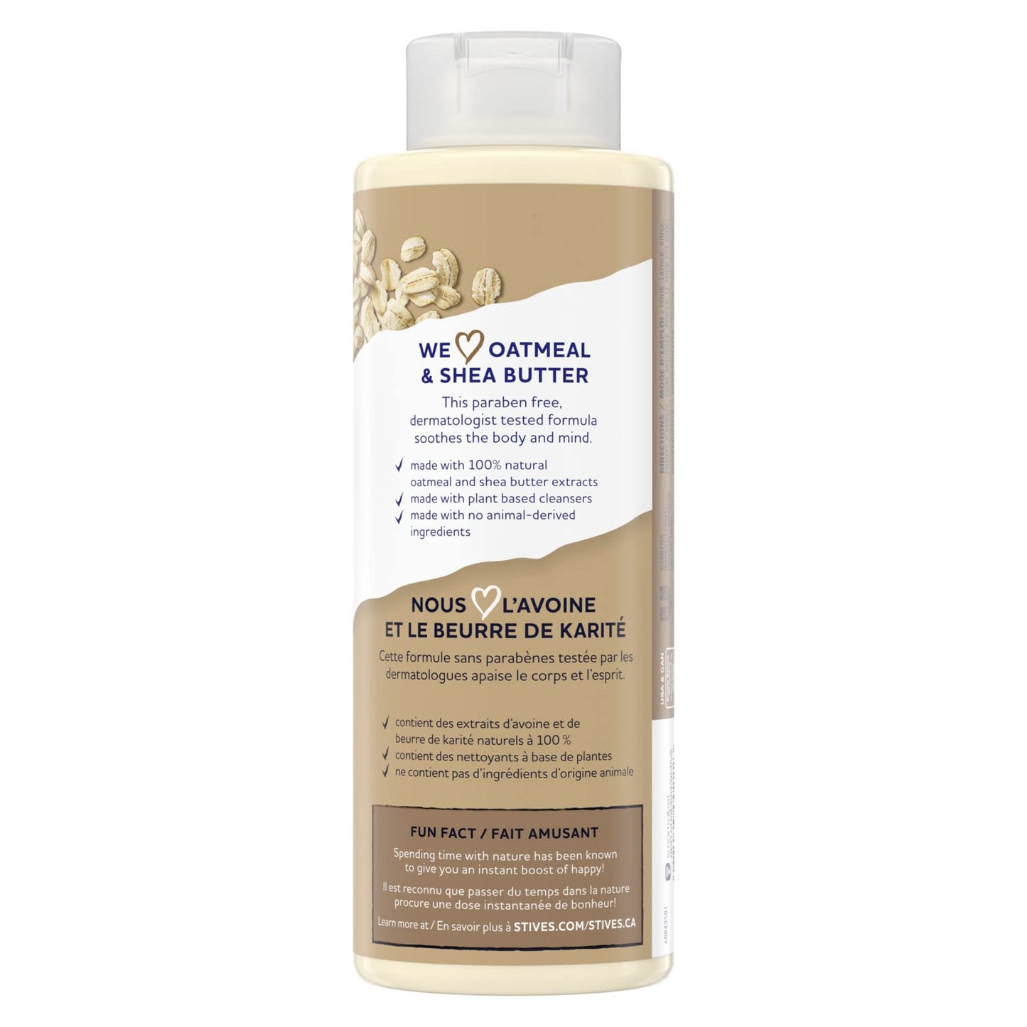St. Ives Body Wash - Soothing Moisturizing Cleanser with Oatmeal & Shea Butter, Made with Plant-Based Cleansers and 100% Natural Extracts, 16 Oz Ea