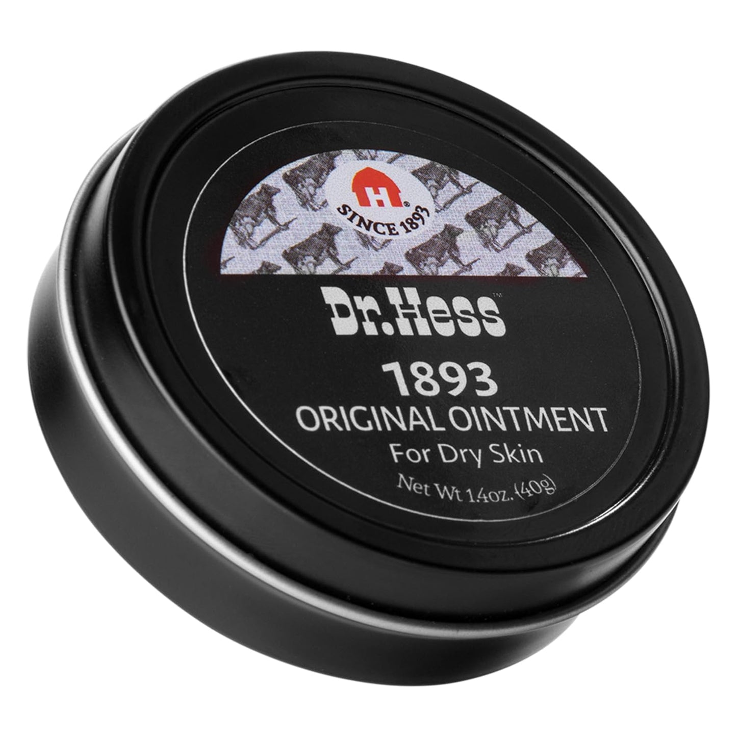 Dr. Hess' 1893 Original Udder Ointment, All-Purpose Nourishing Body Moisturizer for Healing Dry, Irritated Skin, Cracked Heels, Rashes, Chafing