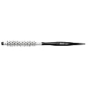Diane Small Thermal Hair Brush for Blow Drying Curly Hair, Mini Round Wood Brush, 3/8"