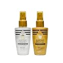 Secret of Pharaoh Egyptian Diamond Platinum Bundle with Gold Body Glitter Spray 2.37 Fl Oz Each by EBIN New York - Shiny Glitter Spray for Hair