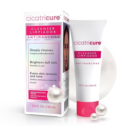 Cicatricure Antimanchas Face Wash, 3-in-1 Facial Cleanser for Women with Pearl Complex, Brightens Skin, Evens Tone & Texture, Deep Cleansing Facewash