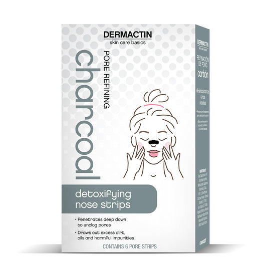 Dermactin Pore Refining Charcoal Nose Strips 6-Count