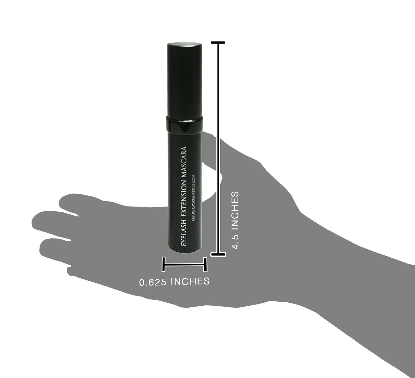 KC Republic Oil?Free Mascara for Lash Extensions - Safe for False Lashes, Water-Resistant, Clump-Free, Sensitive Eyes & Contact Lens Friendly (Black
