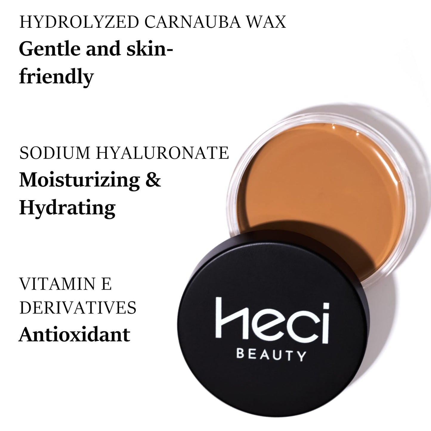 HECI BEAUTY Cream Bronzer with Brush, Creamy & Highly Pigmented Formula, Blendable Cream Contour Makeup with a Natural, Matte Finish - Buildable