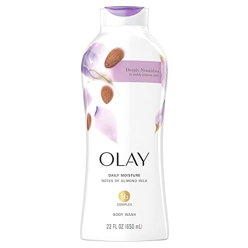 Olay Daily Moisture Body Wash with Almond Milk, 22 fl oz