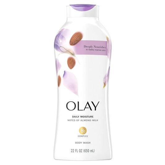 Olay Daily Moisture Body Wash with Almond Milk, 22 fl oz