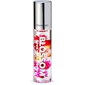 Blossom Roll on Lip Gloss, Scented Clear High Shine Moisturizing Lip Oil, Non Sticky, Infused with Real Flowers, Made in USA, 0.2oz, Strawberry