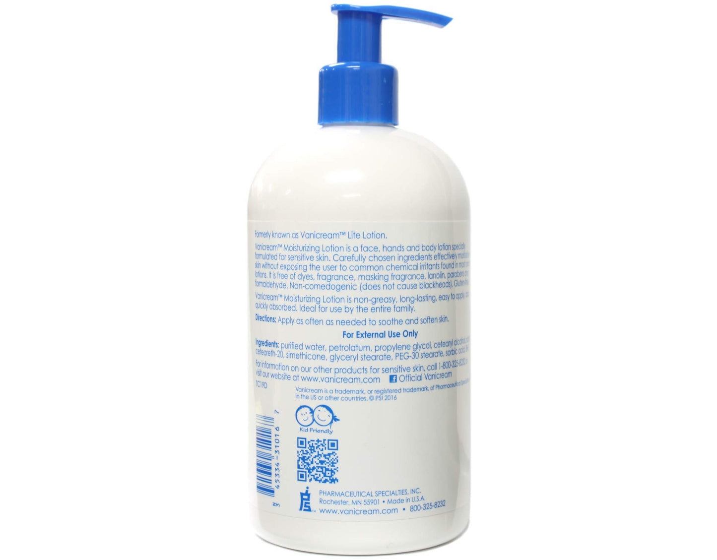 Vanicream Moisturizing Lotion, Pump, 16 Ounce (Pack of 2) Beauty & Personal Care Vanicream