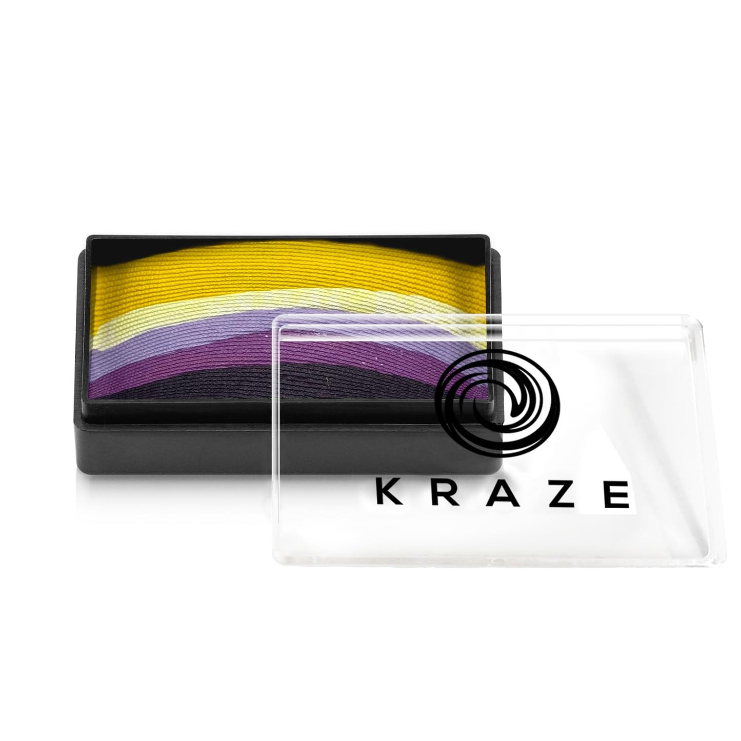 Kraze FX Dome Stroke - Viola by Linnea (25 gm), Professional 1-Stroke Split Cake, Hypoallergenic, Non-Toxic, Water Activated Face & Body Painting