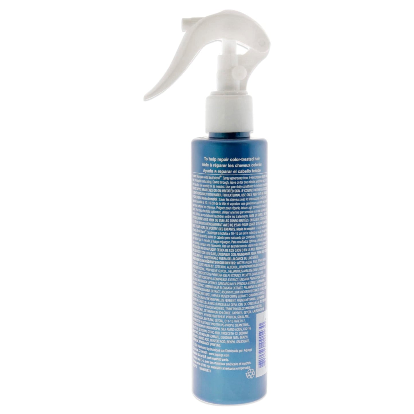 AQUAGE SeaExtend Silkening Power Infusion, Powerful 60-Second Rinse-Out Treatment that Repairs and Silkens Color-Treated Hair, Replenishes Porous