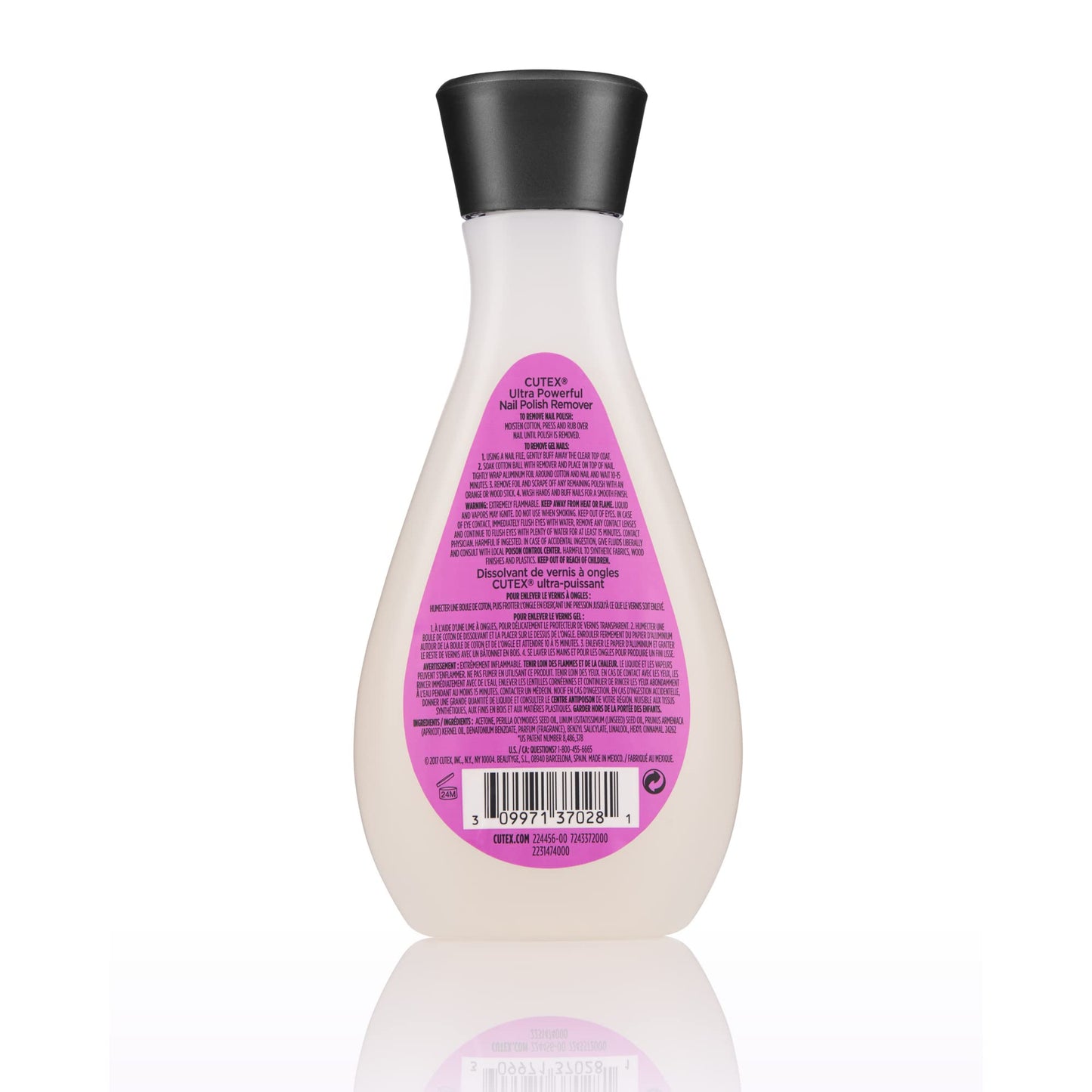 Cutex Ultra-Powerful Nail Polish Remover 6.76 Fl Oz (Pack of 6) Beauty & Personal Care Cutex