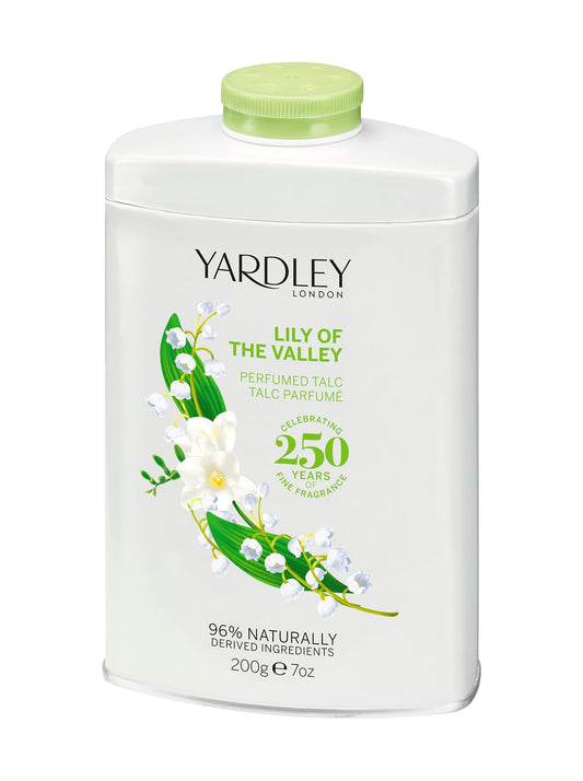 Yardley London Lily of the Valley Perfumed Talc 200g