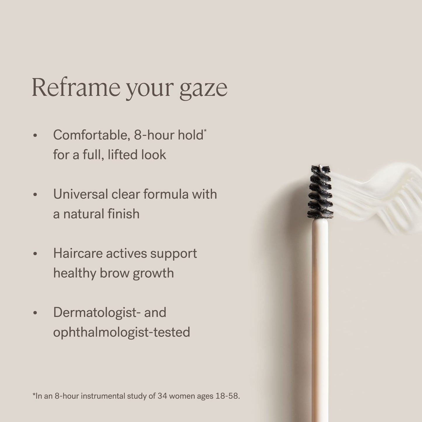 ILIA - In Frame Brow Gel | Lightweight, Long-Lasting, Flake-Resistant Hold | Full, Lifted Look | Non-Toxic, Vegan, Cruelty-Free, Clean Makeup