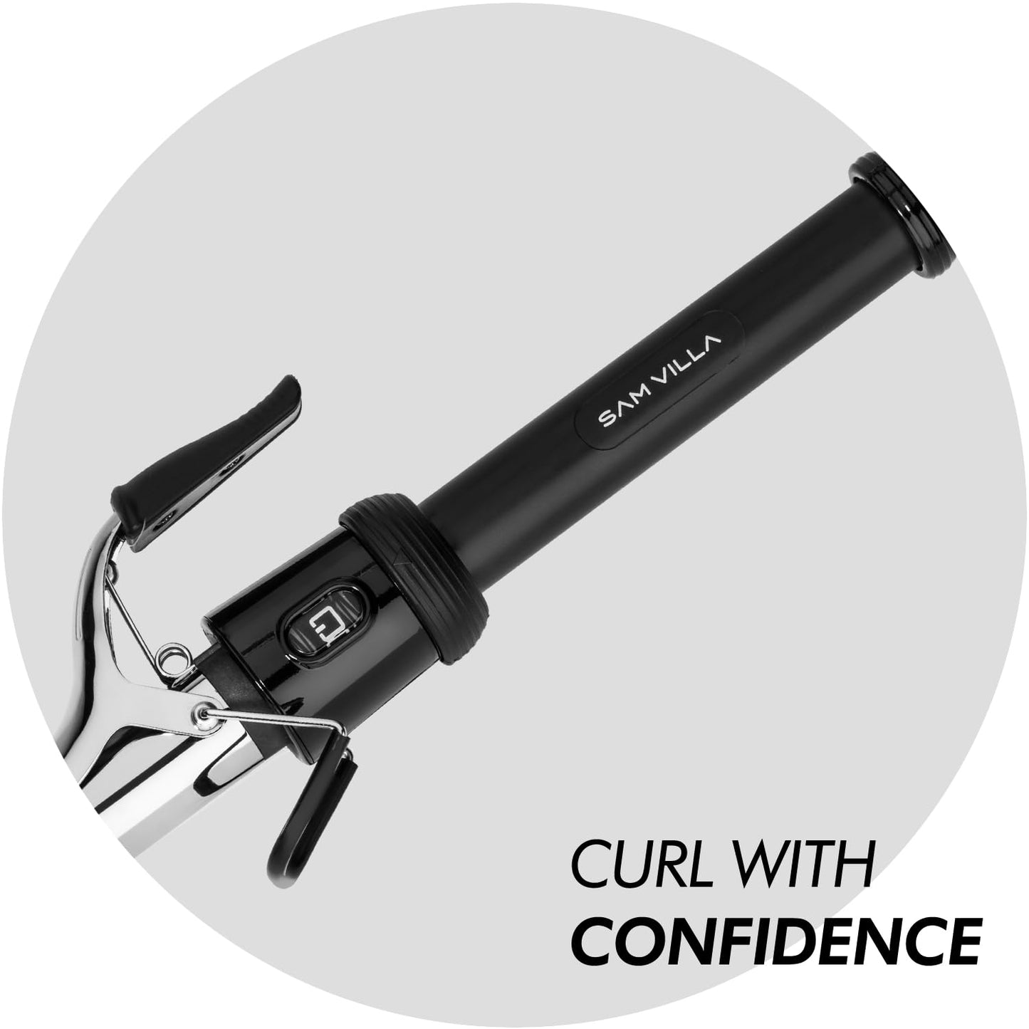 Sam Villa Signature Series Professional 1'' Hair Curling Iron With Extended Barrel