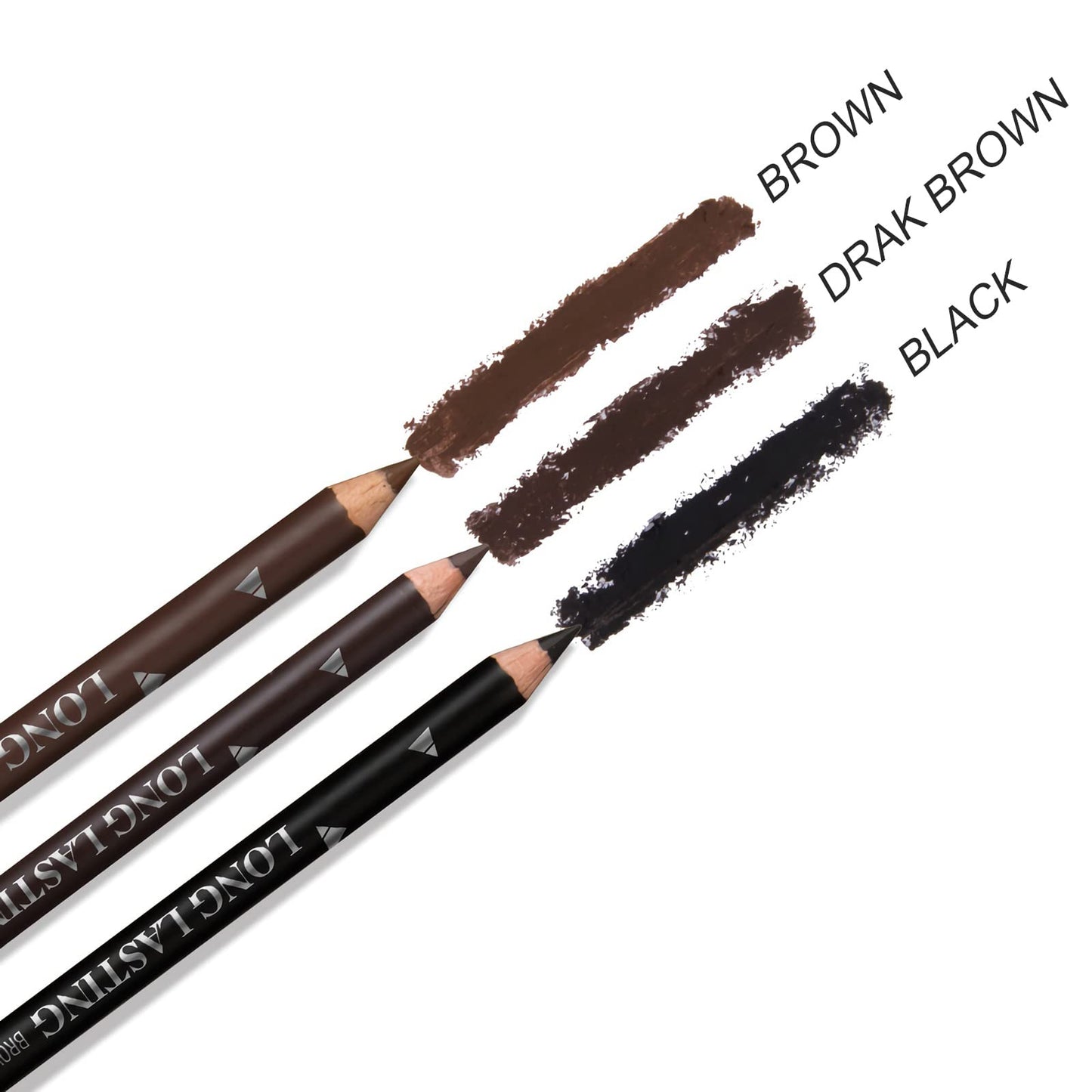 SUMEITANG 3Colors Eyebrow Pencil Eyeliner Set?Soft Textured Eyebrow Tint Pen?Easy to Color?Long Lasting?Waterproof Eye Brow Pencils for Fills in Beauty and Personal Care SUMEITANG