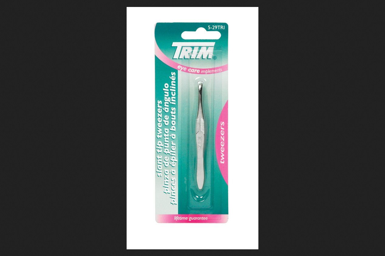 Trim Silver Tweezers 1 pk