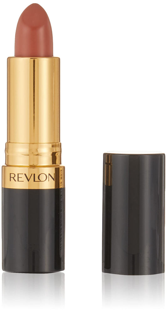 Revlon Lipstick, Super Lustrous Lipstick, Creamy Formula For Soft, Fuller-Looking Lips, Moisturized Feel in Nudes & Browns, Sandalwood Beige (239)