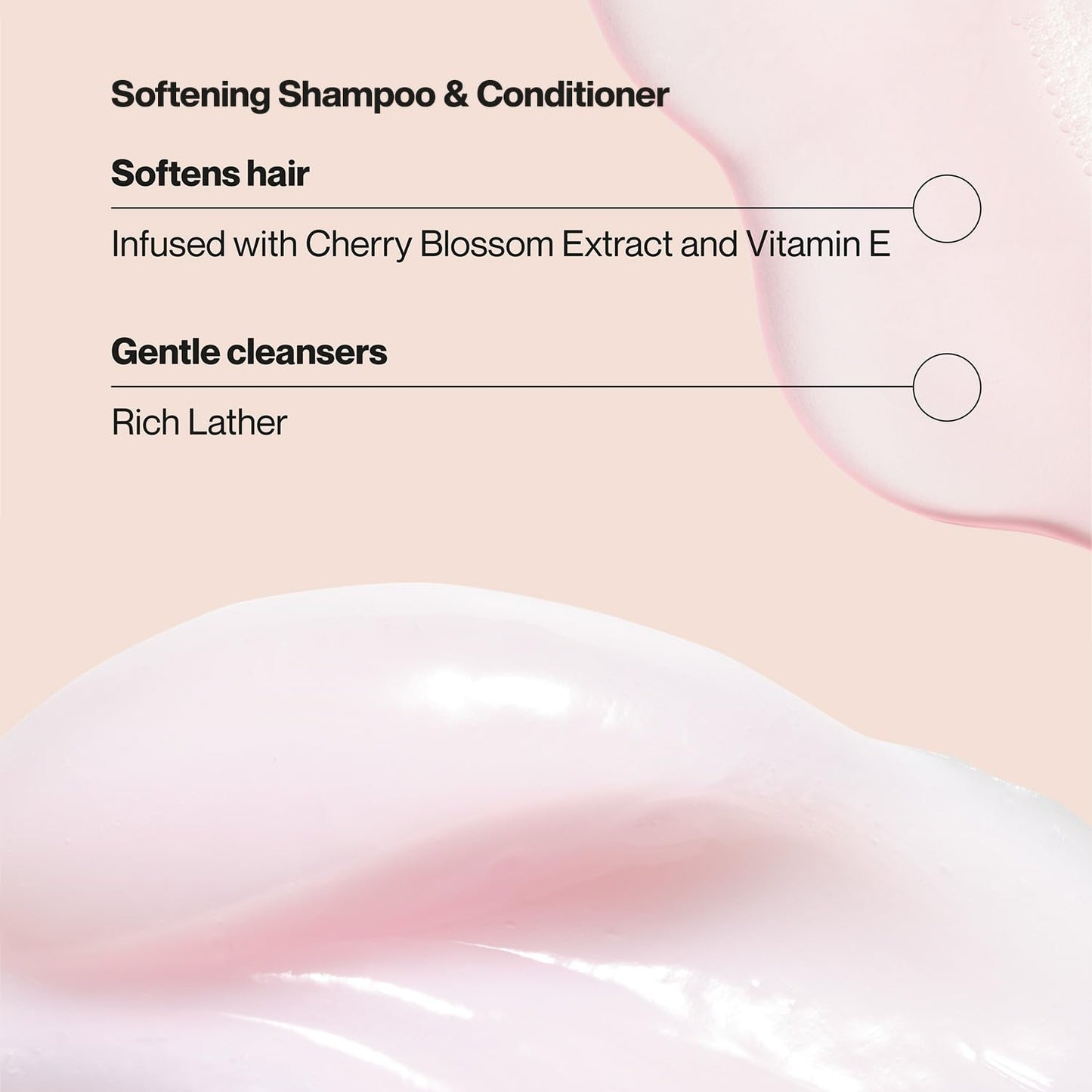 Suave Body Wash 2-Pack + Nourishing Shampoo & Conditioner, Wild Cherry Blossom - Gentle Body Care & Hair Care Set with Vitamin E, Cruelty Free (4
