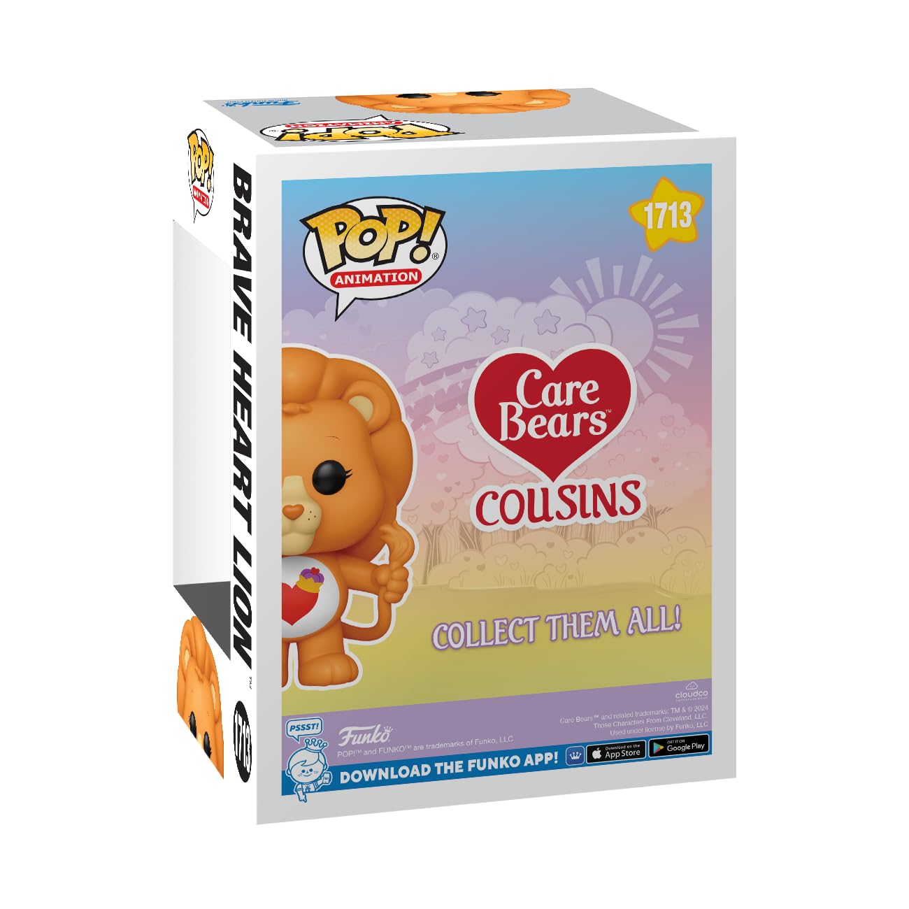 Funko POP! TV: CB Cousins - Brave Heart Lion - Care Bears - Collectable Vinyl Figure - Gift Idea - Official Merchandise - for Kids & Adults - TV Fans…