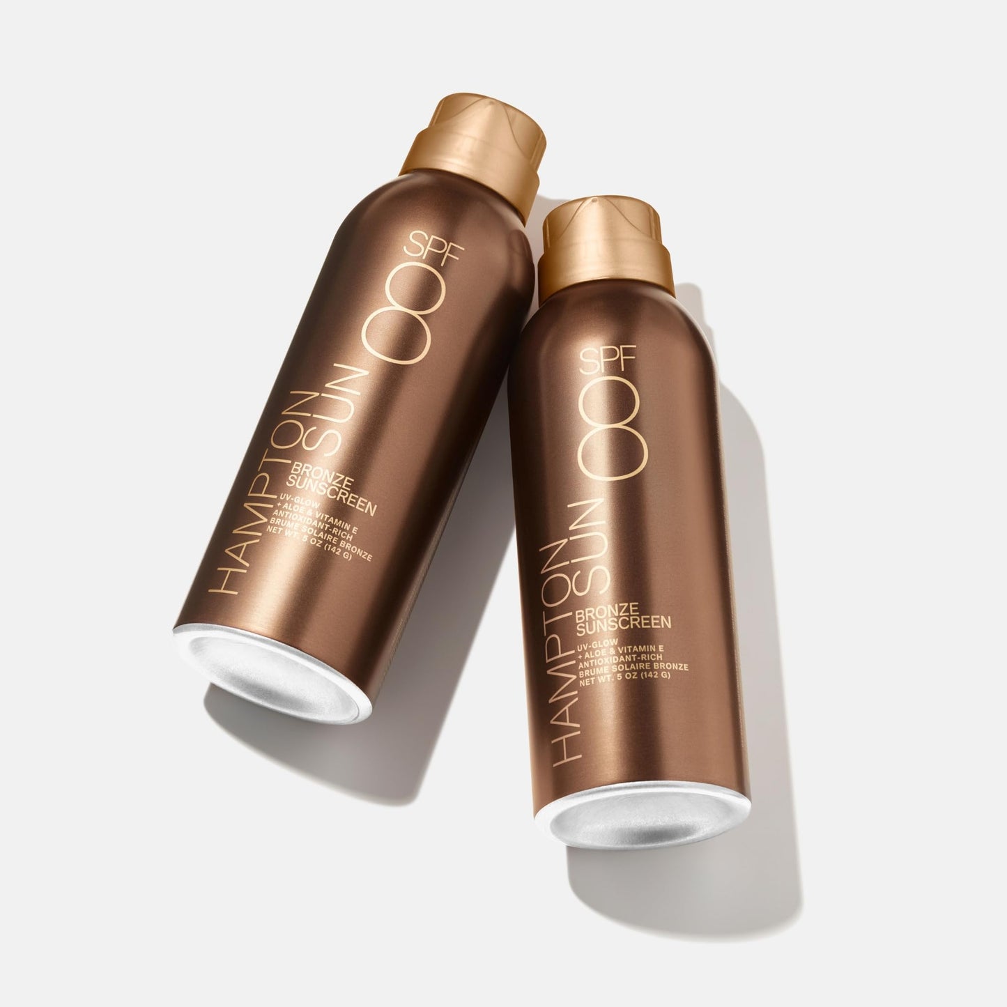 Hampton Sun SPF 8 Bronze Continuous Mist Sunscreen | Sunbathing Enhancer | Touch of Warm Bronze for an Instant, Radiant Glow | Antioxidant-Rich