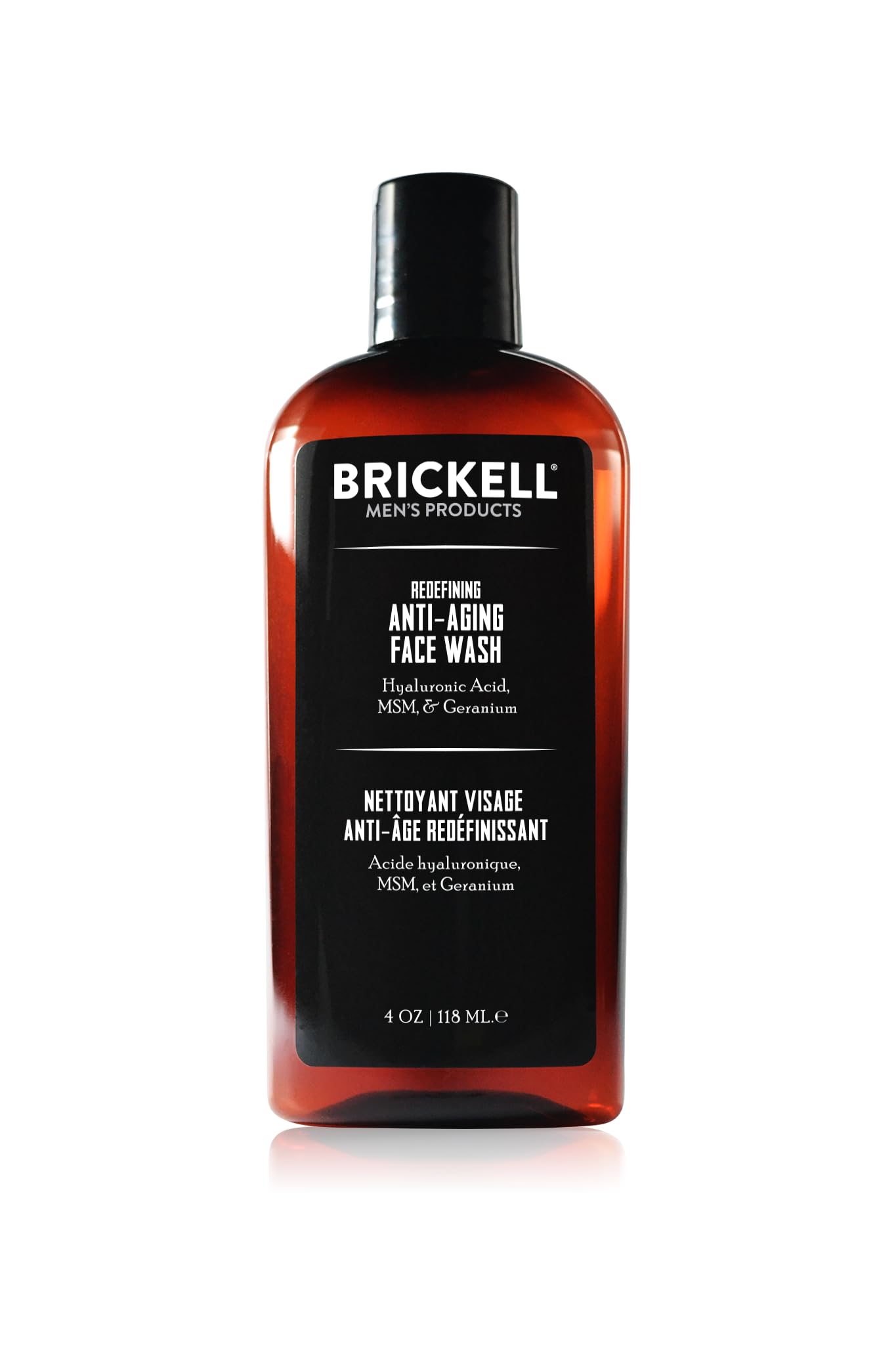 Brickell Men's Redefining Anti-Aging Face Wash For Men, Foaming Gel Face Wash Firms & Plumps Skin to Reduce Signs of Aging, With Hyaluronic Acid Beauty and Personal Care Brickell Men's Products Default Title