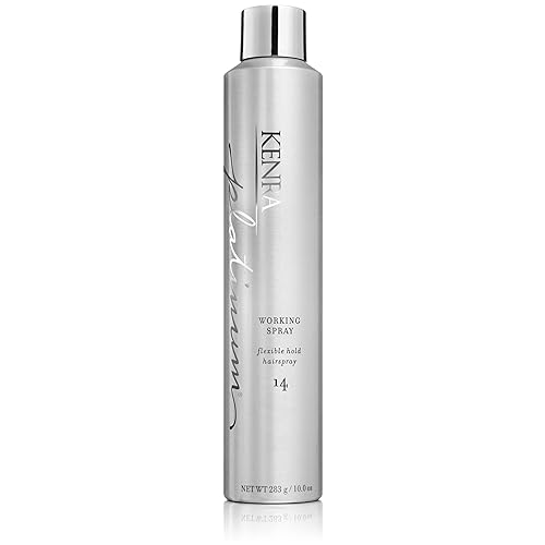 Kenra Professional Platinum Working Spray 14 80% | Flexible Hold Hairspray | Fast-Drying, Non-Sticky | Creates Volume & Texture | Leaves Hair
