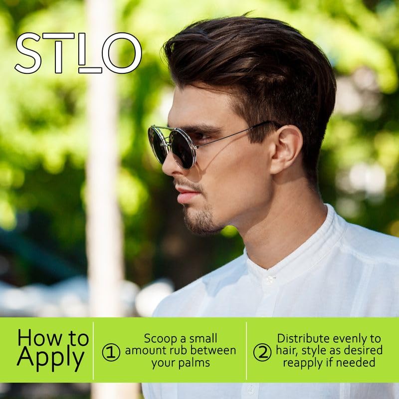 STLO Mattify Natural Finish Matte Paste - Medium to Strong Hold with No Shine - Styling Paste for Men