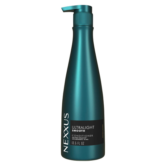 Nexxus Ultralight Smooth Conditioner Weightless for Dry and Frizzy Hair Smooth Hair Treatment to Block Out Frizz Against Humidity 13.5 oz