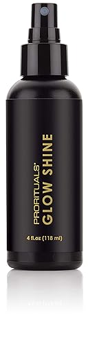 Prorituals Glow Shine Spray - Blow Dry Spray - Illuminates, De-frizzes - Heat Protectant Spray, 4 oz