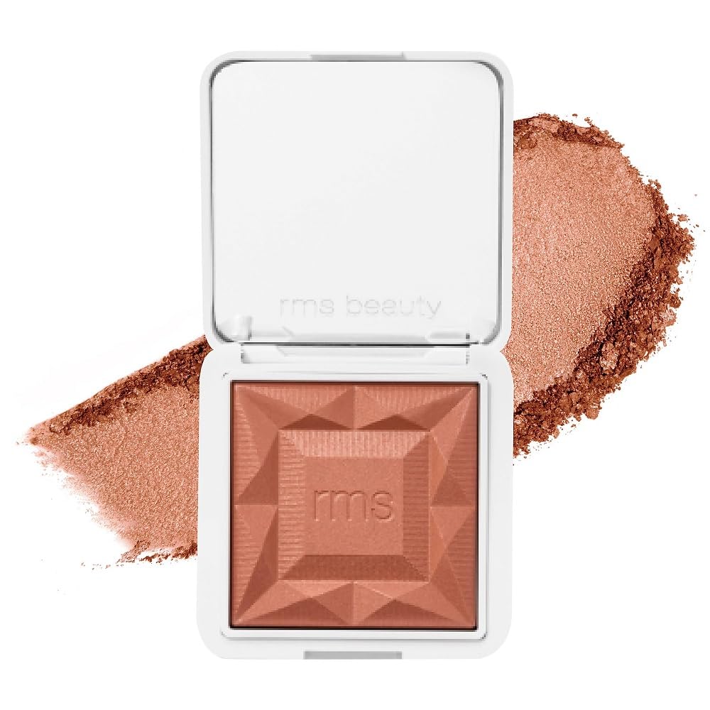 RMS Beauty Redimension Hydra Powder Blush - Hydrating Mineral Powder Blush with Buildable Natural Color, Lightweight Long-Lasting Finish, Clean