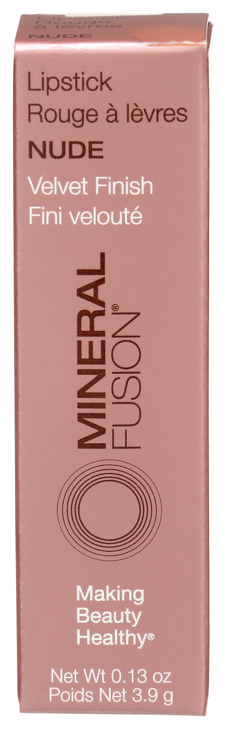 Velvet Finish Lipstick - Nude by Mineral Fusion for Women - 0.13 oz Lipstick