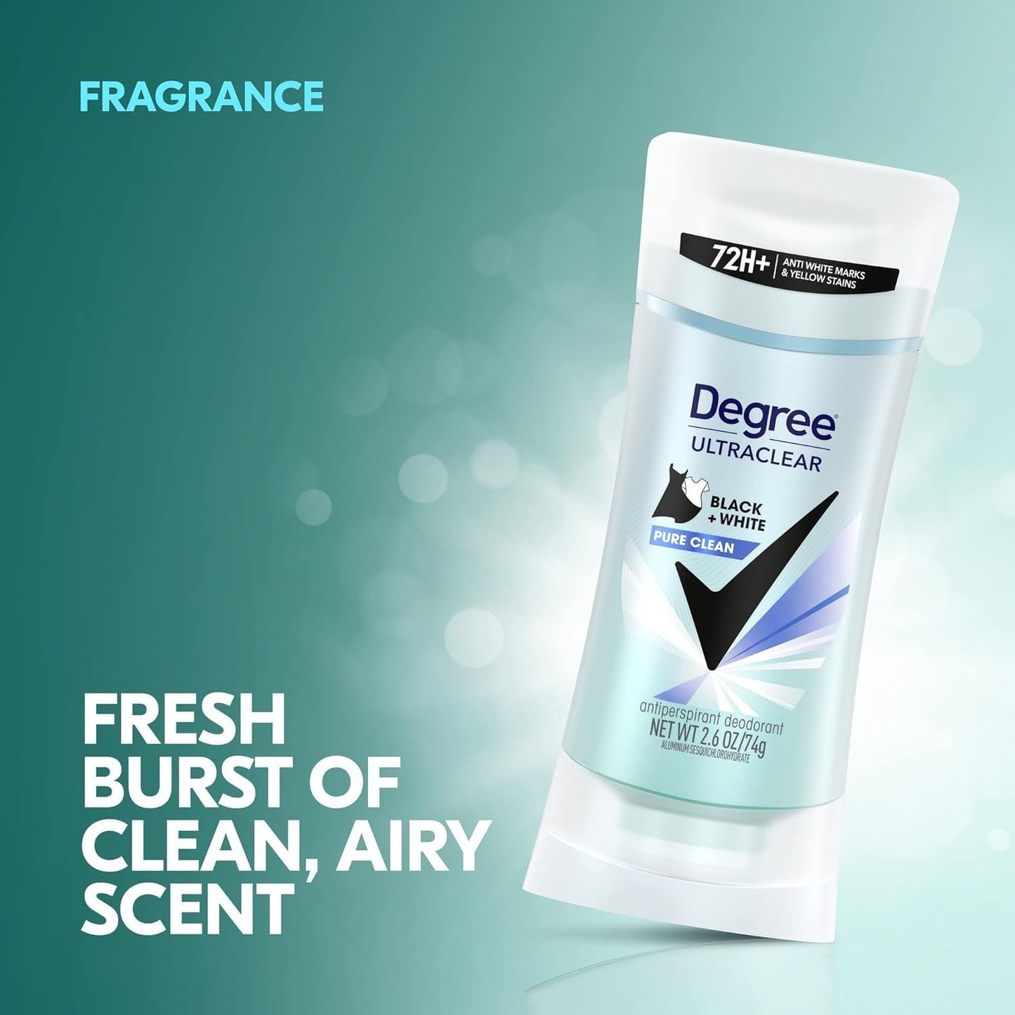 Degree Women Ultra Clear Anti-Perspirant & Deodorant, Pure Clean 2.6 oz (Pack of 10) Beauty and Personal Care Degree