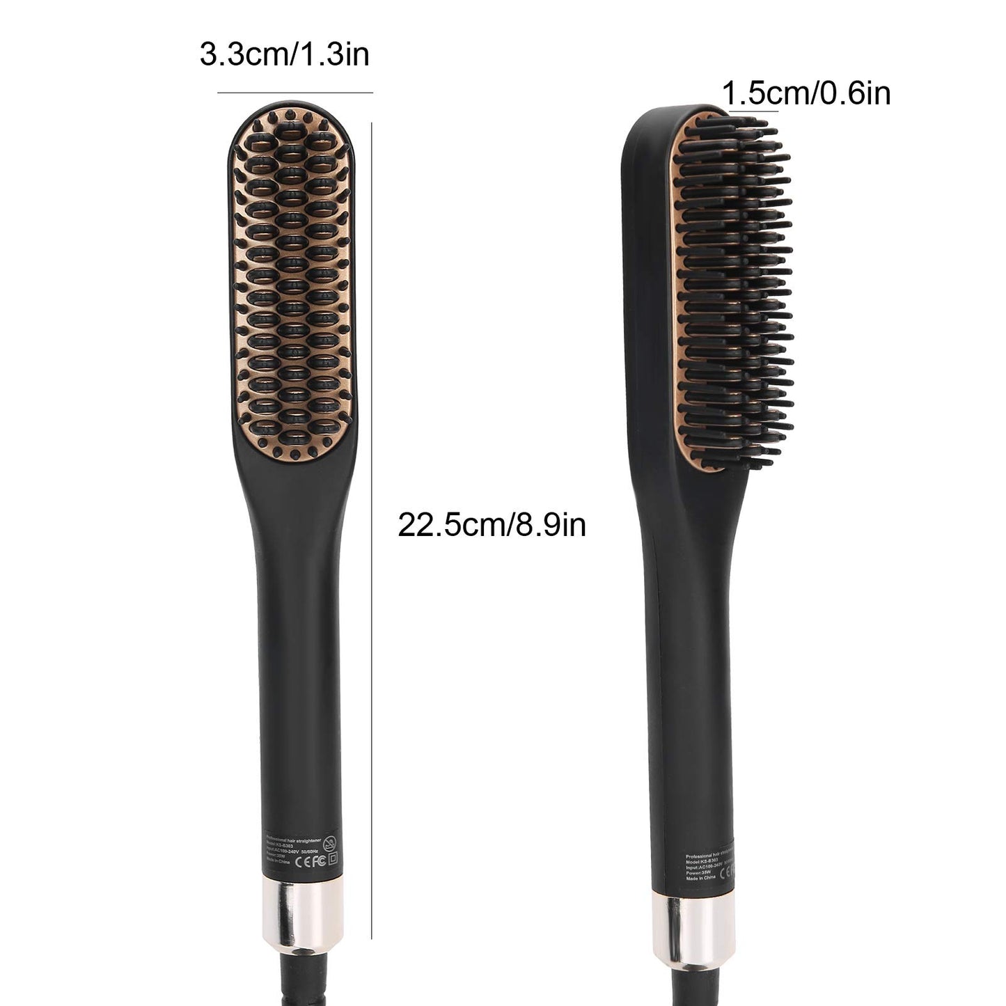 Multifunctional Beard Straightening Comb - Electric Hair Straightener for Styling and Grooming (US Plug) Beauty and Personal Care Emoshayoga
