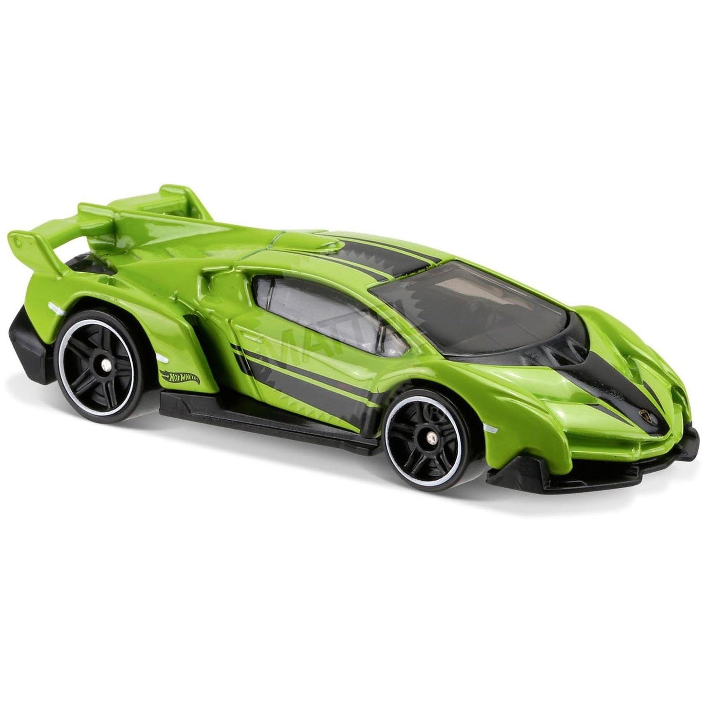 Hot Wheels 2017 HW Exotics Lamborghini Veneno 165/365, Neon Green